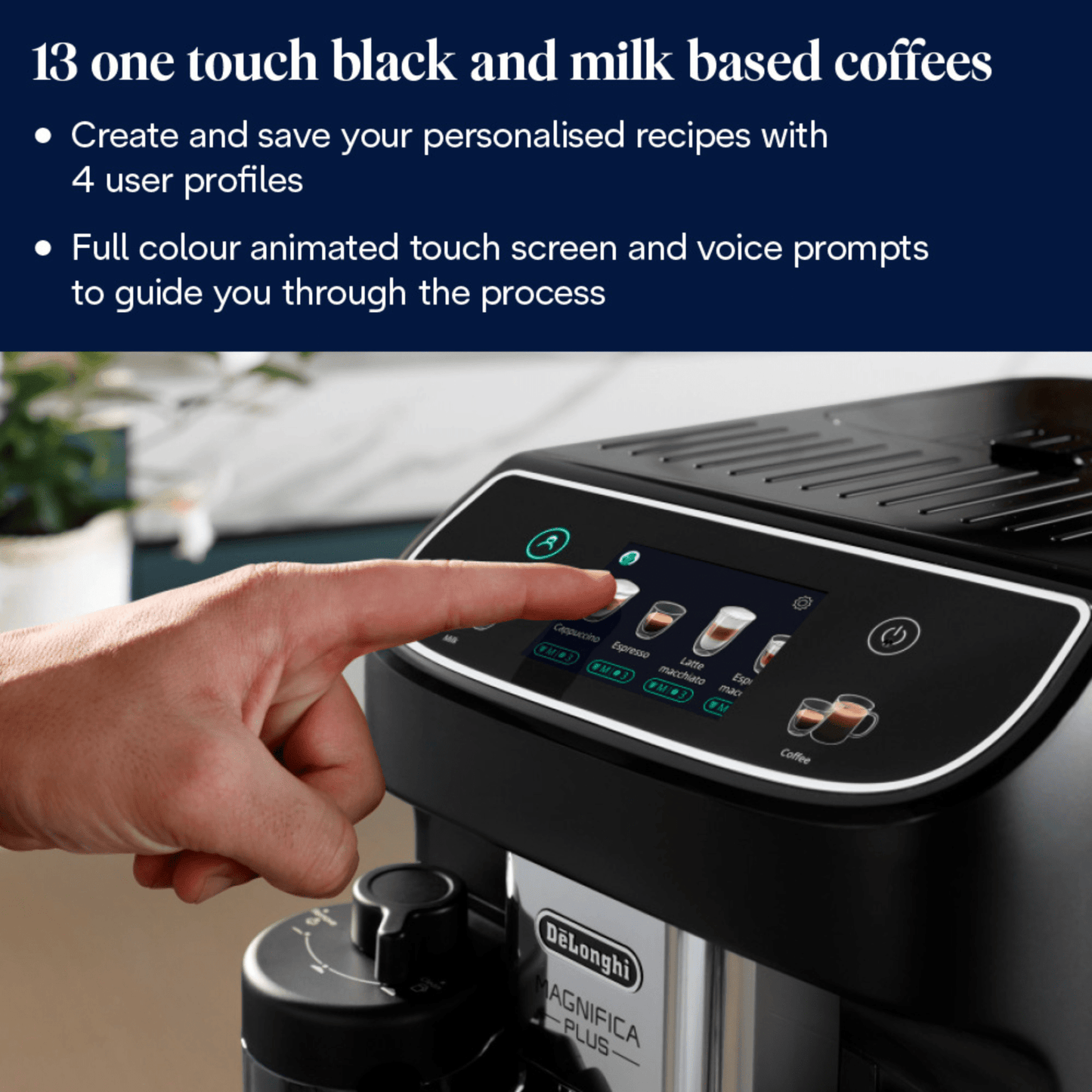 De'Longhi Magnifica Plus - Automatic Espresso Machine ECAM320.60.B - Velo Coffee Roasters