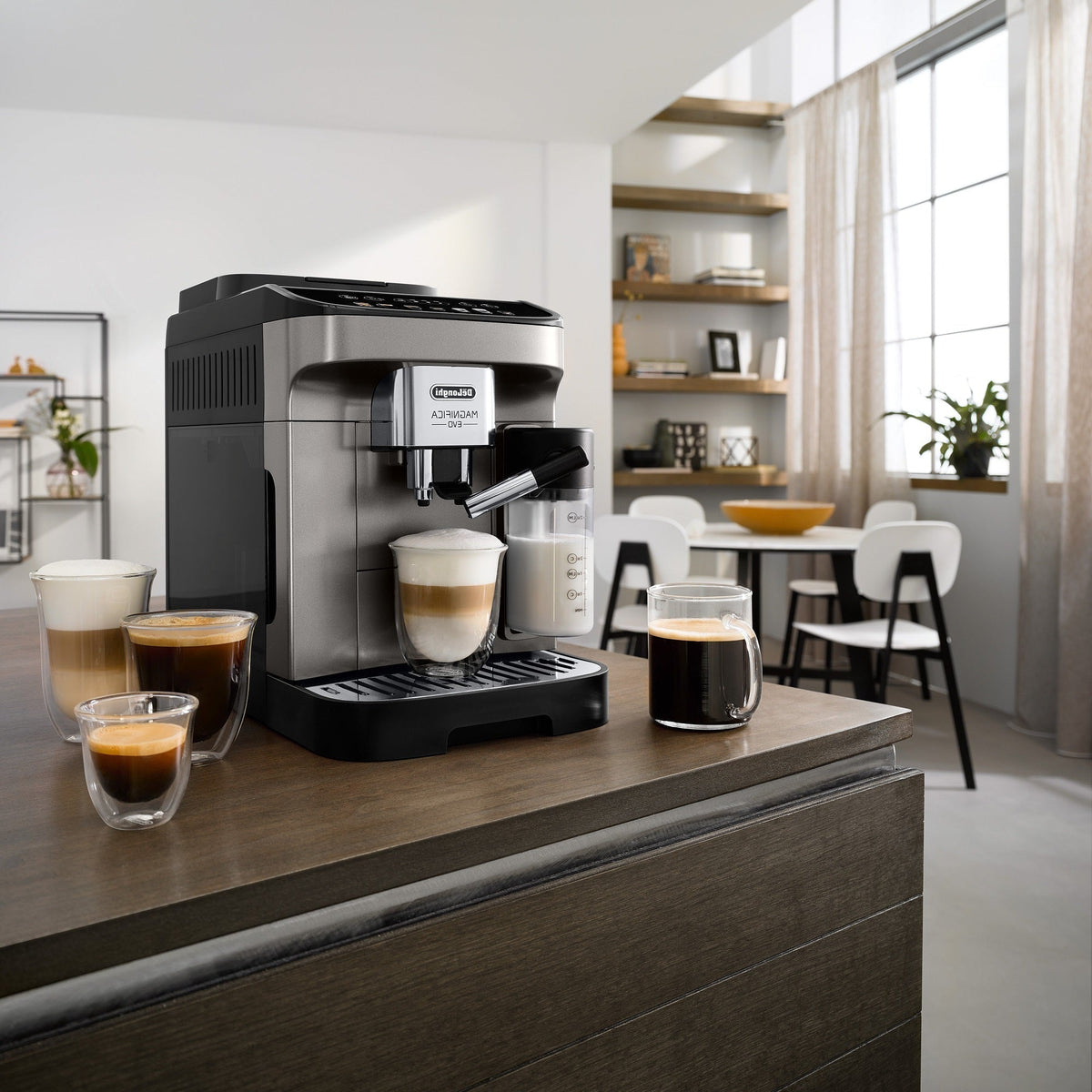 De'Longhi Magnifica Evo One Touch Bean To Cup Espresso Coffee Machine –  Velo Coffee Roasters