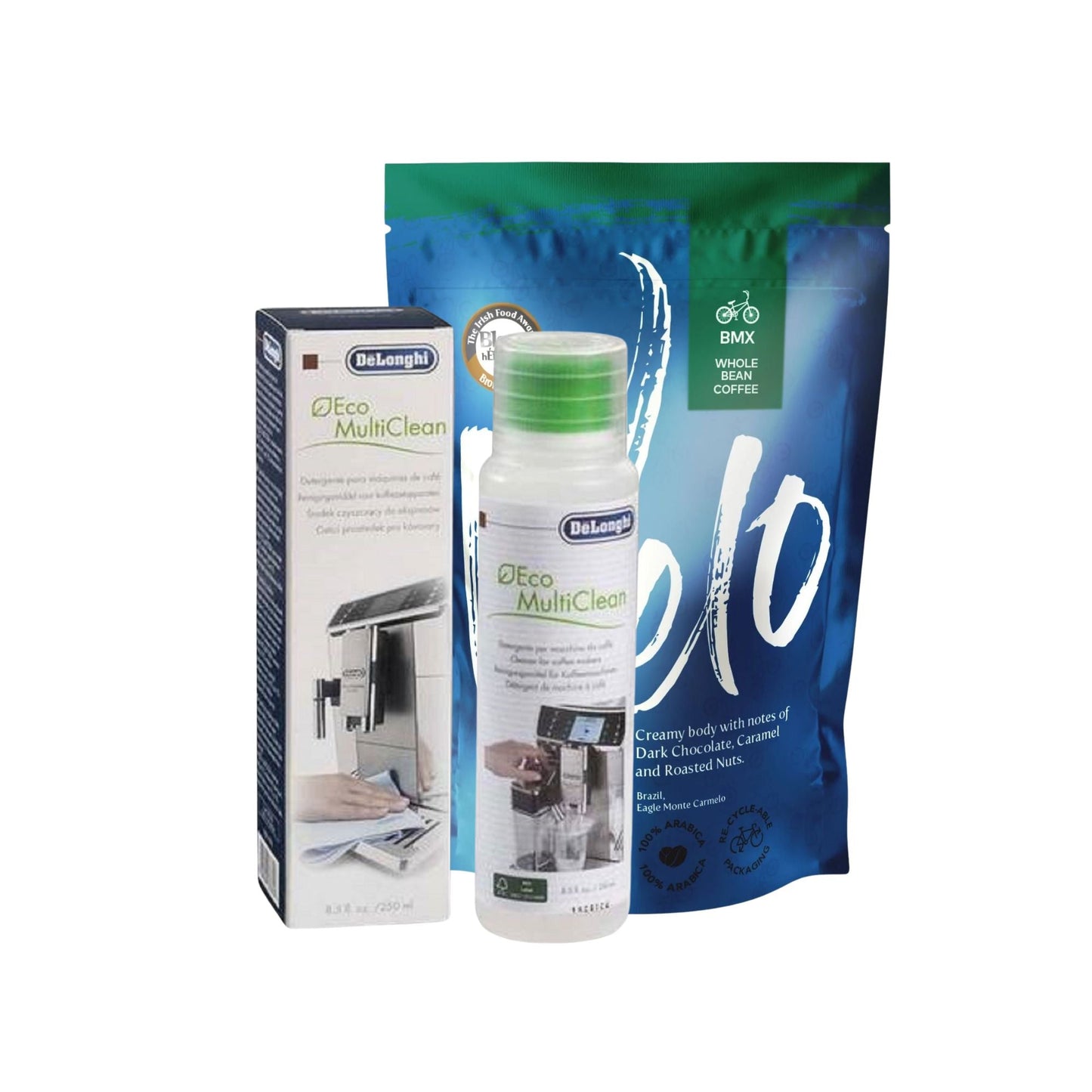 De’Longhi Eco MultiClean Milk system cleaner DLSC550 & Coffee Bundle - Velo Coffee Roasters