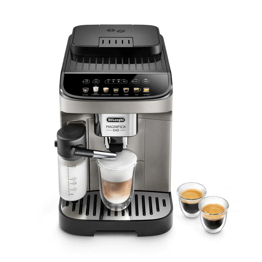 De'Longhi Magnifica Evo One Touch Bean To Cup Espresso Coffee Machine - ECAM290.83.TB - Velo Coffee Roasters