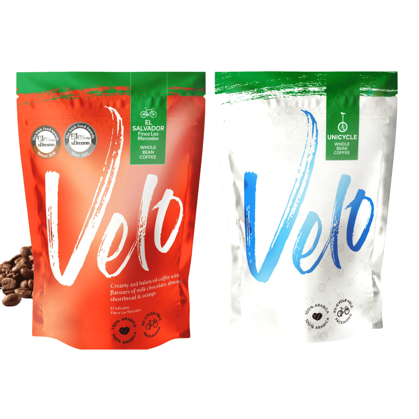 Yellow Jersey 200g and El Salvador 200g Coffee Bag Bundle - Velo Coffee Roasters