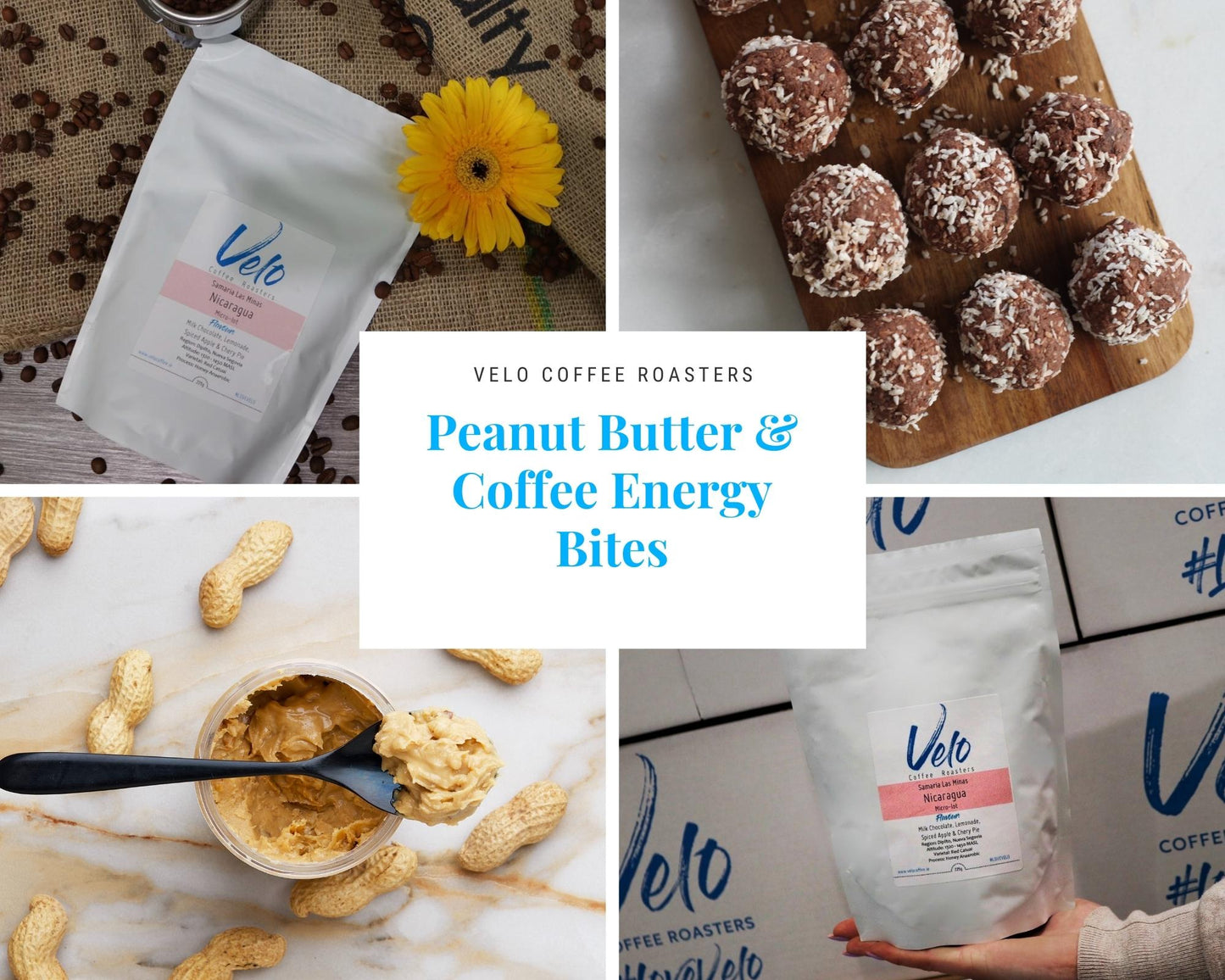 Peanut Butter & Coffee Energy Bites - Velo Coffee Roasters
