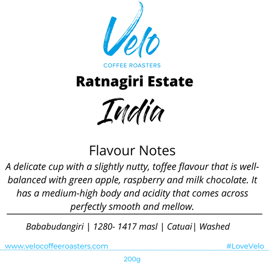 Ratnagiri Estate 200g Coffee Bag India - Velo Coffee Roasters
