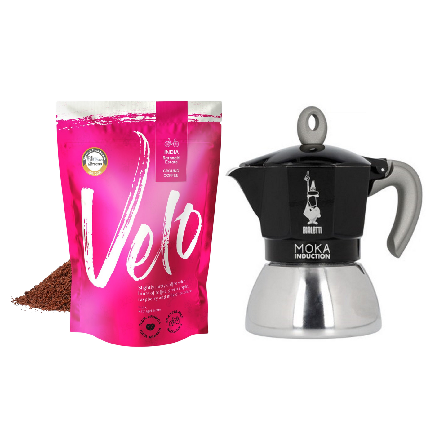 Velo India Ratnagiri & Bialetti Moka Pot Gift Set - Velo Coffee Roasters