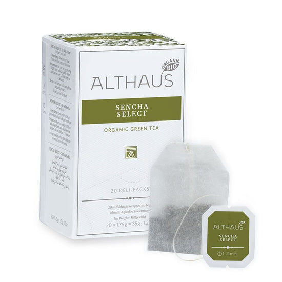Althaus Sencha Select Green Tea - 20 x 1.75g - Velo Coffee Roasters