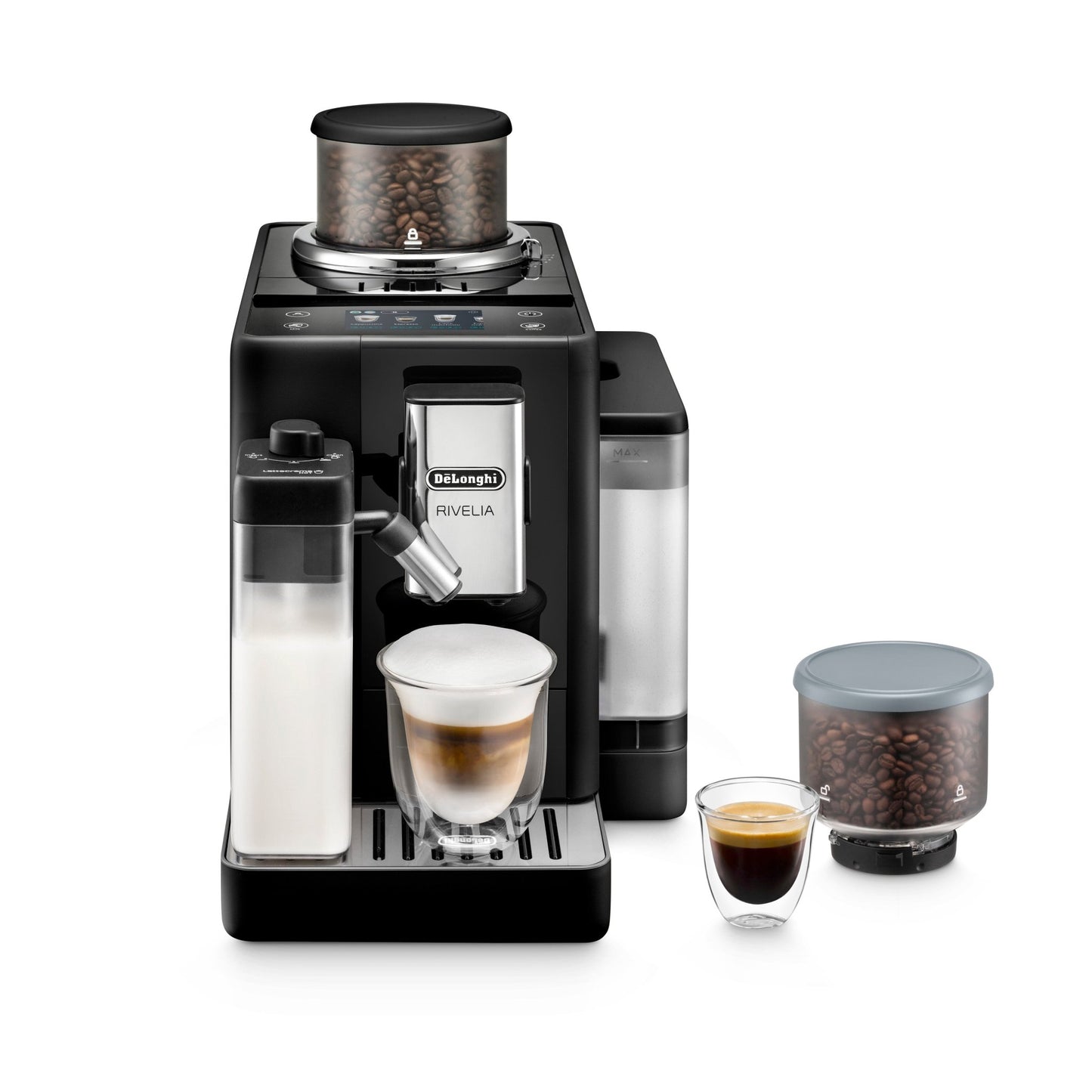 De'Longhi Rivelia - Bean To Cup Espresso Coffee Machine - EXAM440.55.B - Velo Coffee Roasters