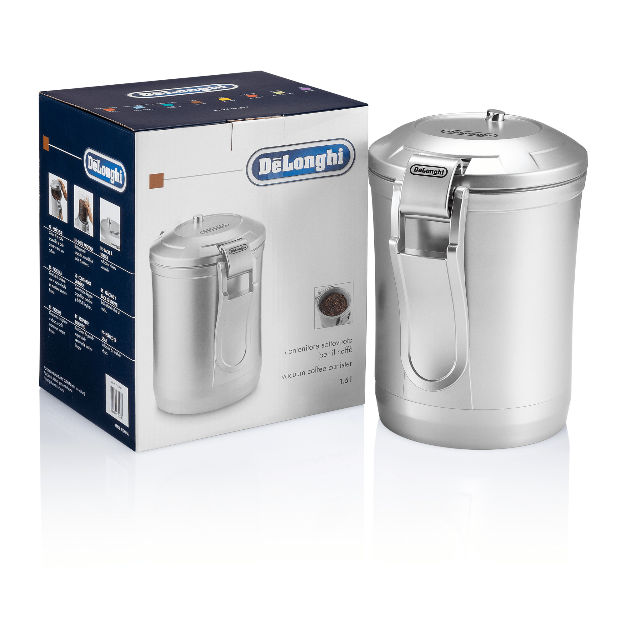 De'Longhi Vacuum Coffee Canister and Velo Coffee - Velo Coffee Roasters
