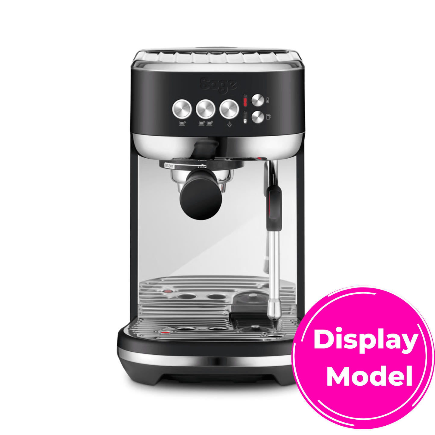 EX-DEMO Sage Bambino Plus - Black - Espresso Coffee Machine (Display Model, box 3) - Velo Coffee Roasters