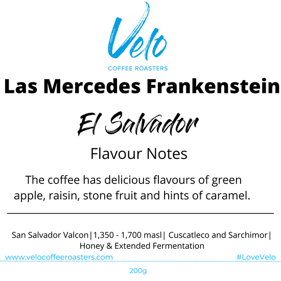 Las Mercedes Frankenstein 200g Coffee Bag El Salvador - Velo Coffee Roasters