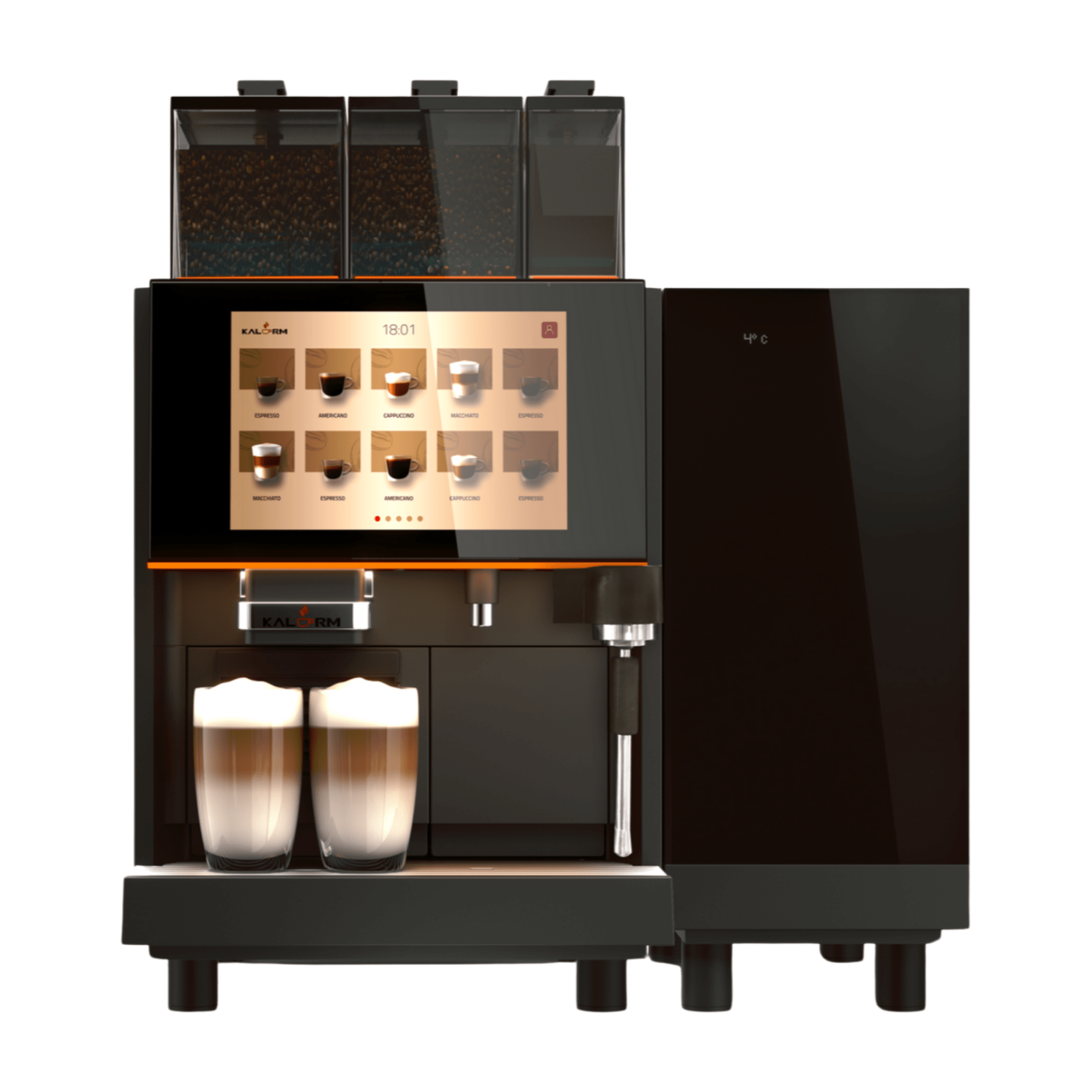 MaxiBev BTC150 & Milk Fridge (BMK-05 ) Commercial Automatic Coffee Mac ...