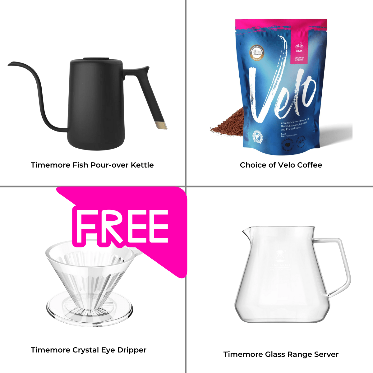 Timemore Pour-Over Coffee Bundle - Velo Coffee Roasters