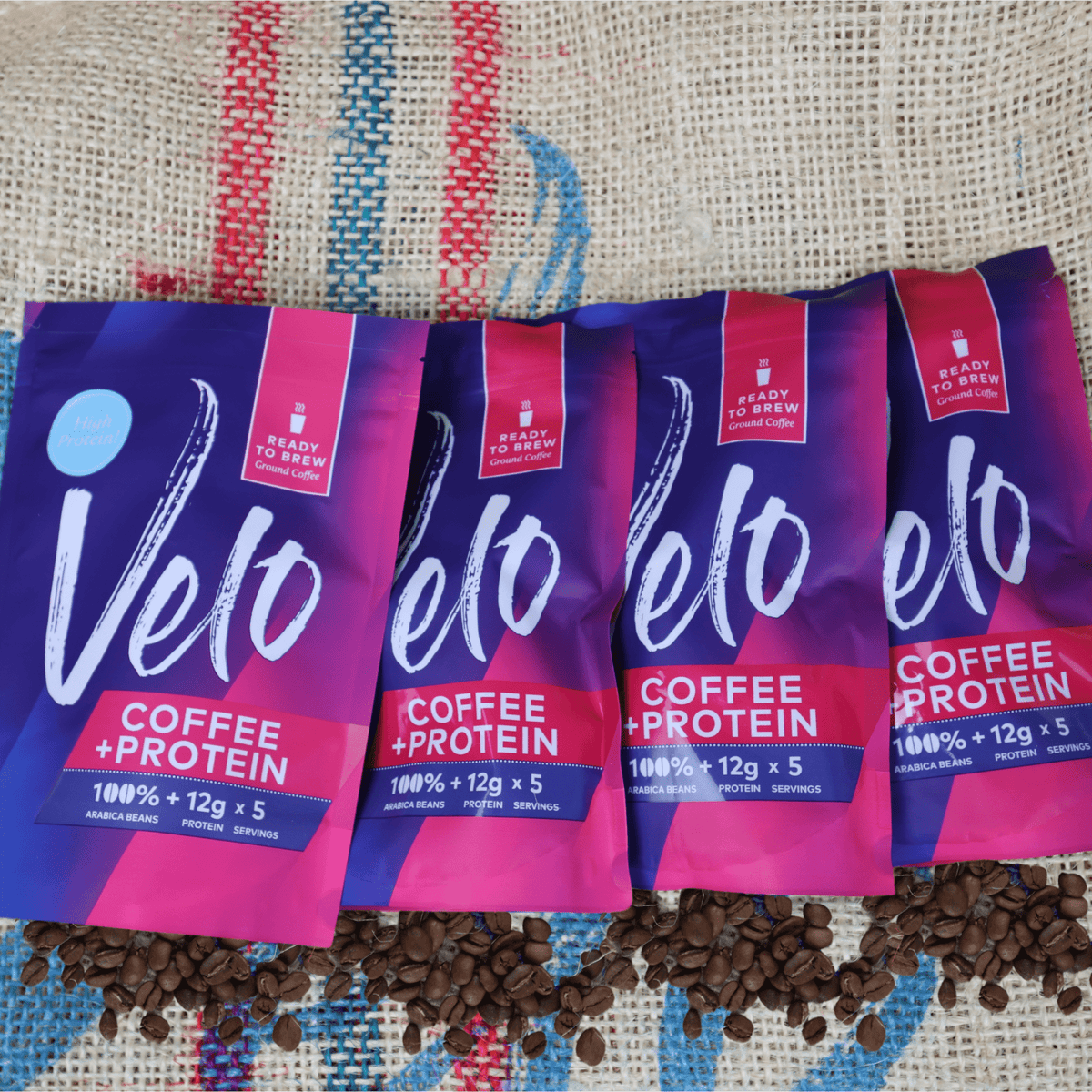 Velo Coffee + Protein - 4 Pack – Velo Coffee Roasters