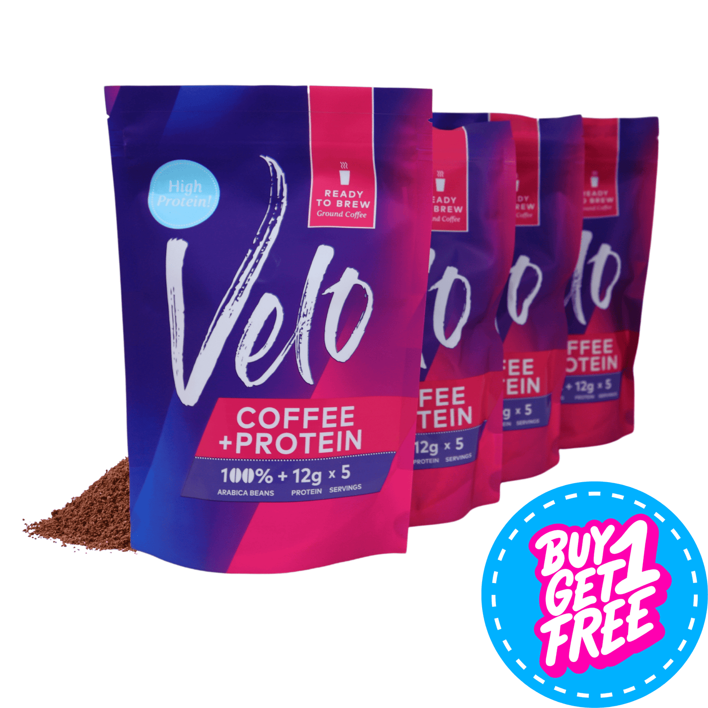 Velo Coffee + Protein - 4 Pack - Velo Coffee Roasters