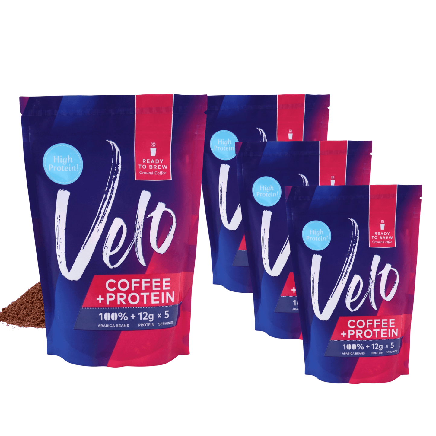 Velo Coffee + Protein - 4 Pack - Velo Coffee Roasters