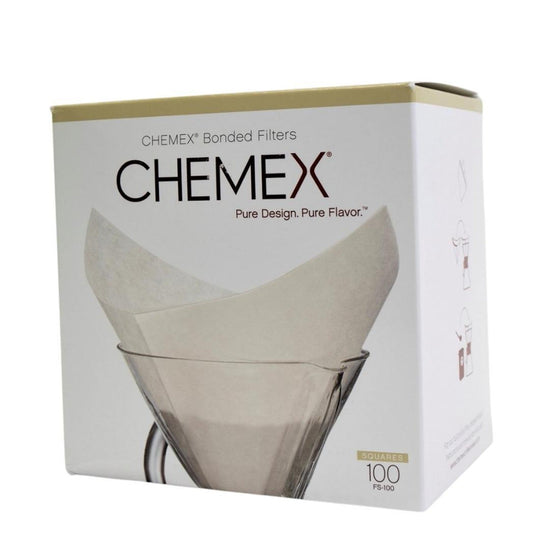 Chemex Bonded Filter Paper - White and Tan Box  Velo Coffee Roasters