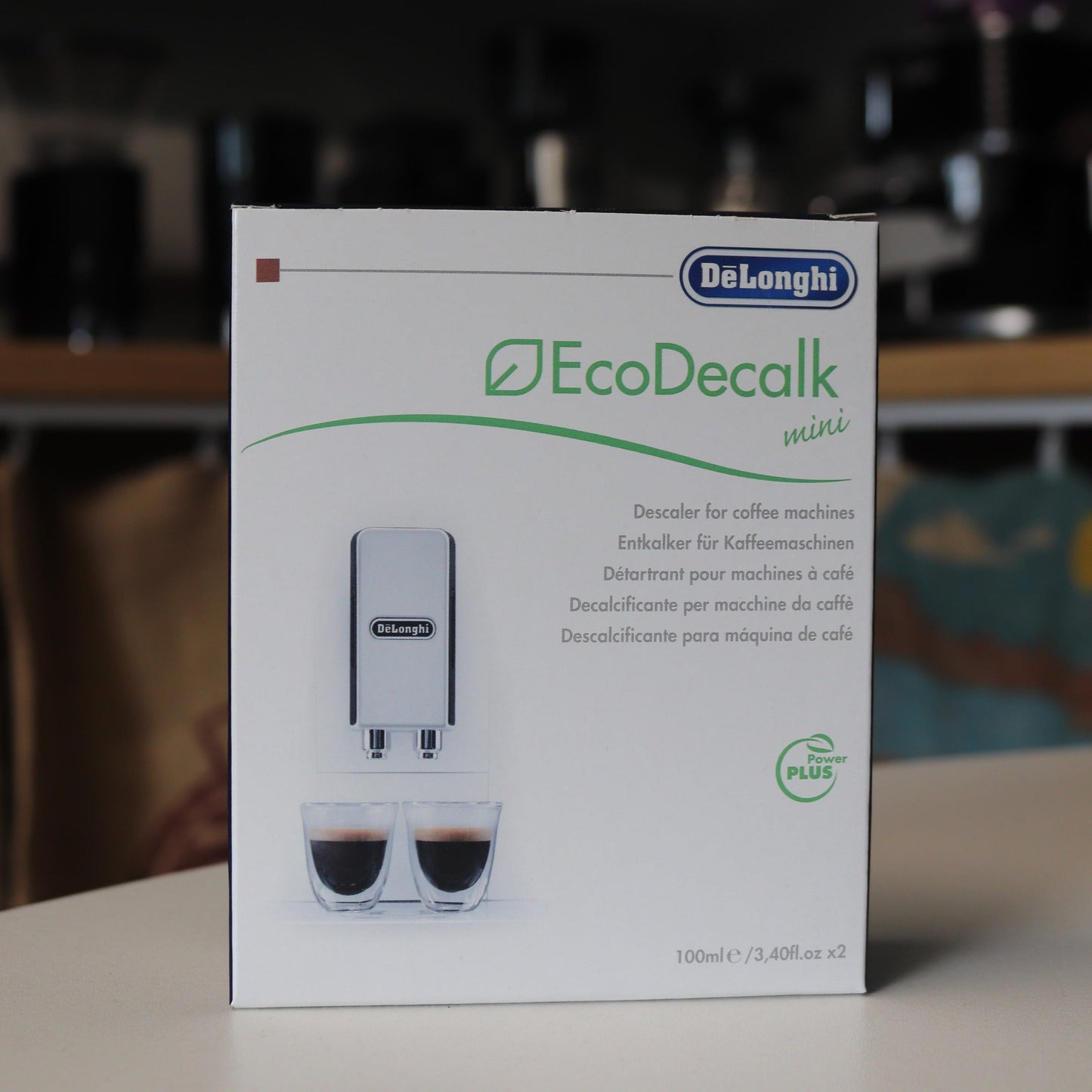 De'Longhi EcoDecalk Mini Water Descaler 2x 100ML - DLSC200 – Velo Coffee  Roasters