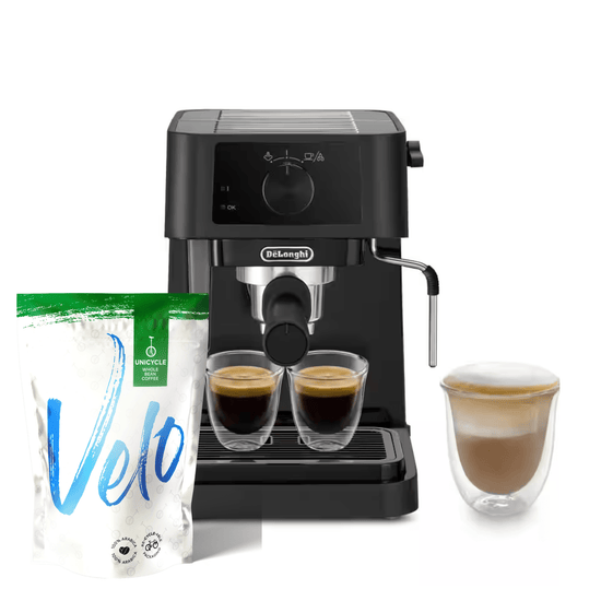 De'Longhi Stilosa Pump Espresso Coffee Machine - EC230.BK - Velo Coffee Roasters