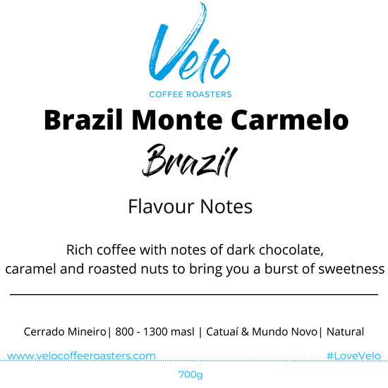 Eagle Monte Carmelo 700G Coffee Bag Brazil - Velo Coffee Roasters
