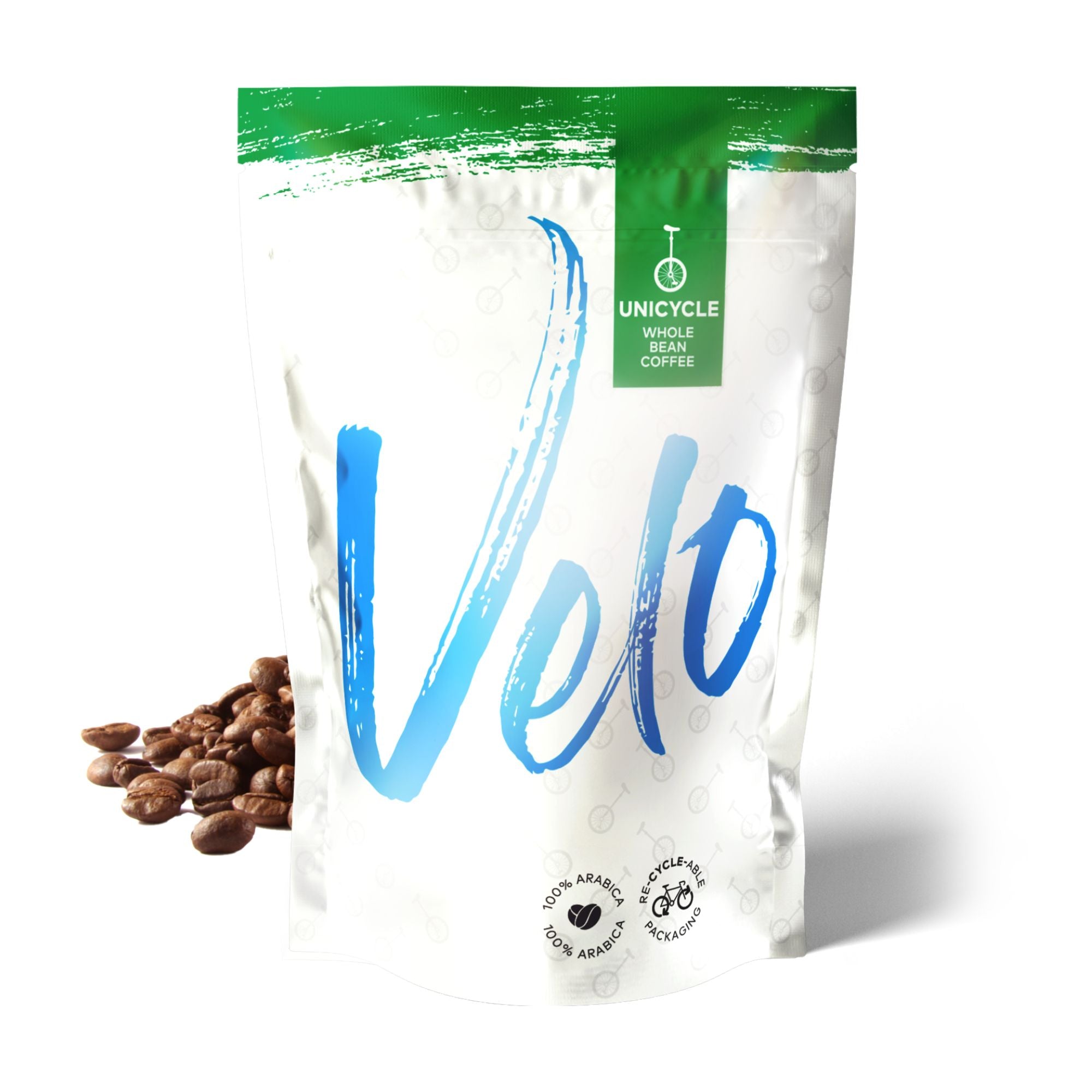 Finca Casa De Piedra Pacamara 200g Coffee From Costa Rica -  White and Green Stand up Coffee bag -Velo Coffee Roasters