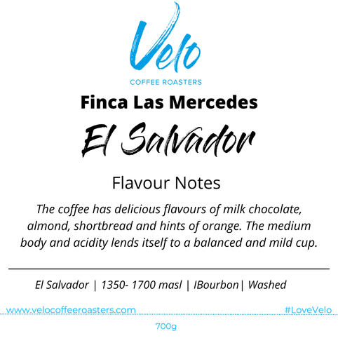 Finca Las Mercedes 700G Coffee Bag El Salvador - 12 Months Pre-Paid Subscription - Velo Coffee Roasters