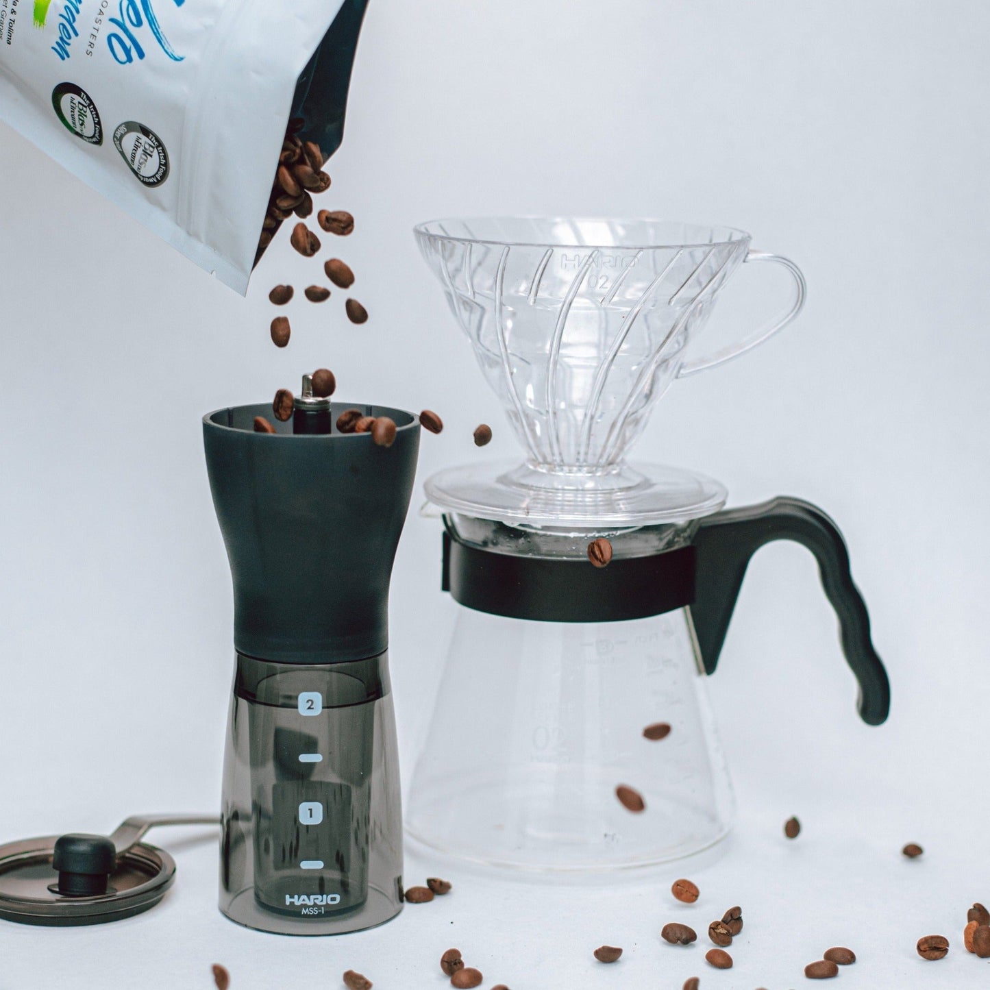 Hario Handheld Coffee Mill Grinder - Velo Coffee Roasters