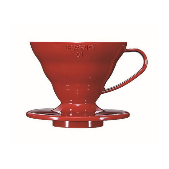 Load image into Gallery viewer, Hario V60 Dripper - Red - Velo Coffee Roasters
