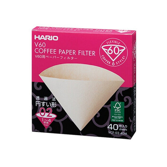 Hario V60 Filter Papers - Size 02 - Velo Coffee Roasters