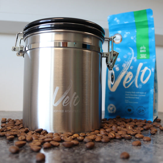 Velo Coffee Roasters Coffee Canister and Velo Coffee - Velo Coffee Roasters