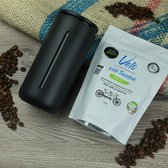 Velo Tandem Coffee and Timemore U French Press 3 Cup Gift Set - Velo Coffee Roasters
