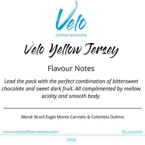 Yellow Jersey 200g Coffee Bag Blend - Velo Coffee Roasters